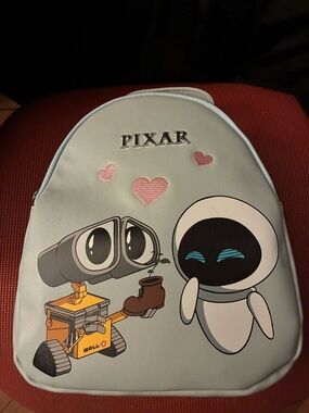 Disney Light Blue WALL·E and EVE Mini Backpack with Pink Hearts